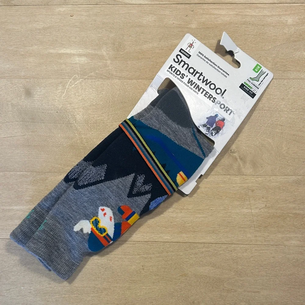 NWT Smartwool Kids' Winter Sport Merino Socks Sz M